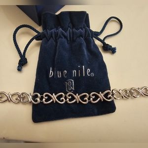 Blue nile heart bracelet